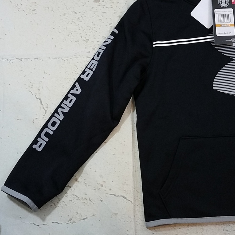 Under Armour Boys Fleece Hoodie - Picture 5 of 8